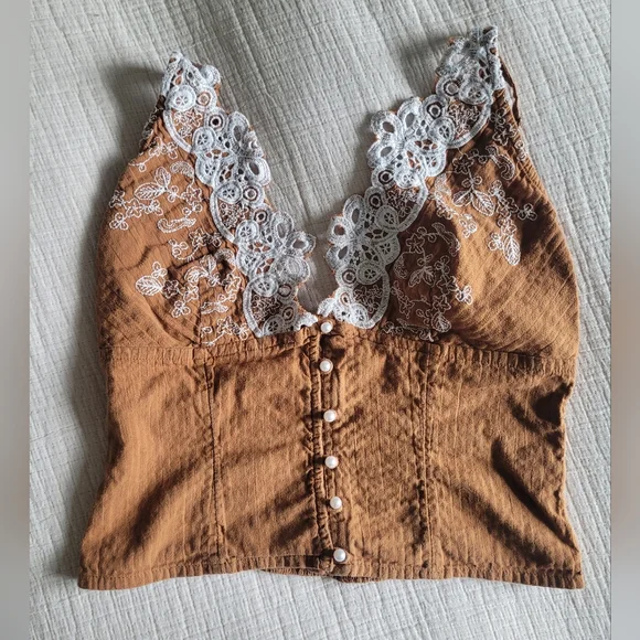 FREE PEOPLE Lace Stevie Cami - Picture 2 of 5